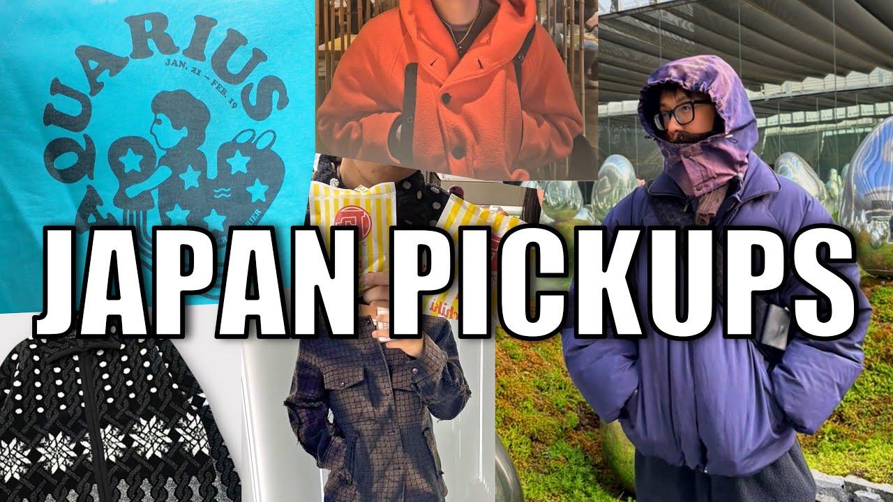 Japan Clothing Pickups 2025 (Чжиёнким, Кико Костадинов, Human Made, винтаж) + токийский влог