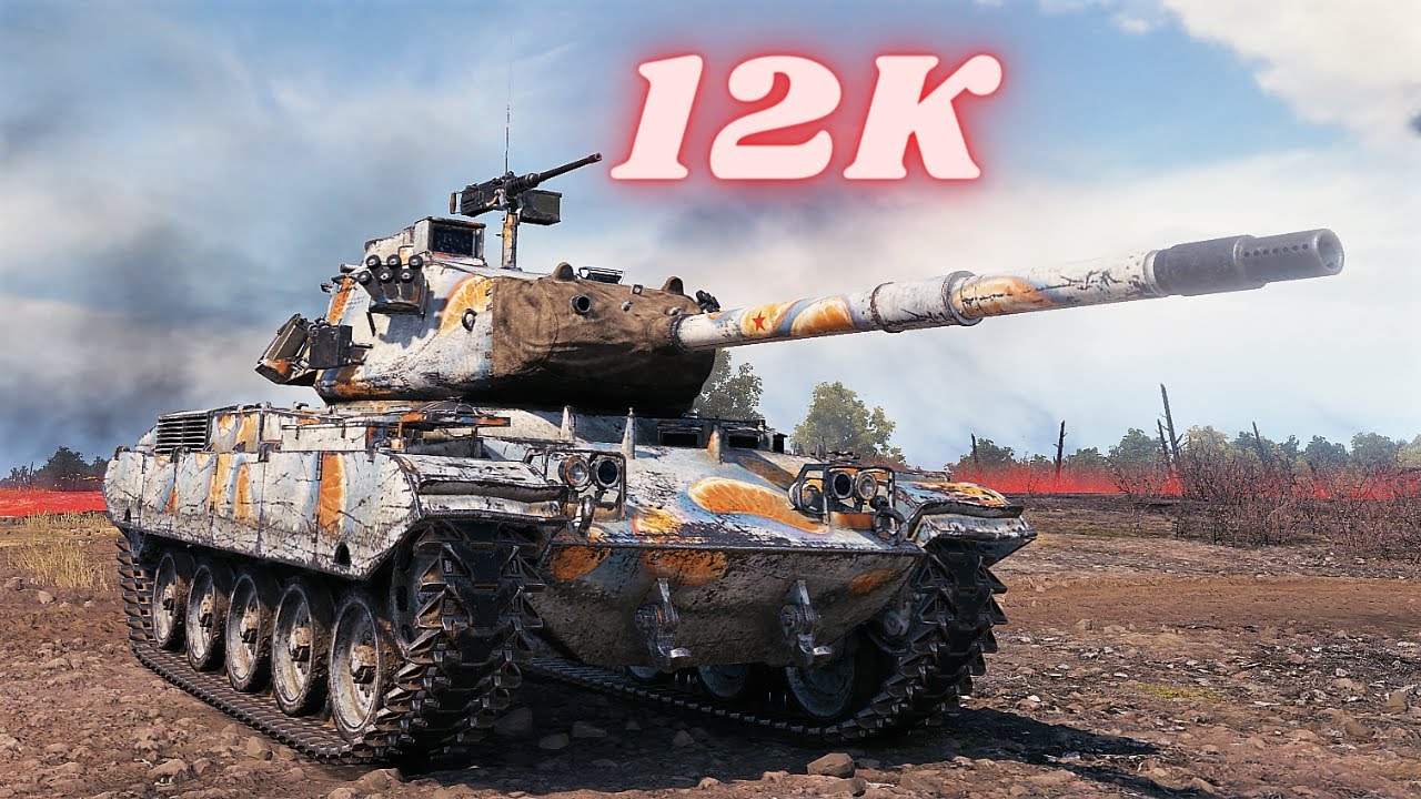 M41D  12K Spot Damage ok  World of Tanks Replays 4K