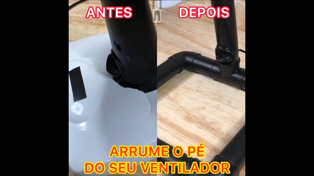 VENTILADOR QUEBROU NA BASE, COMO CONSERTAR