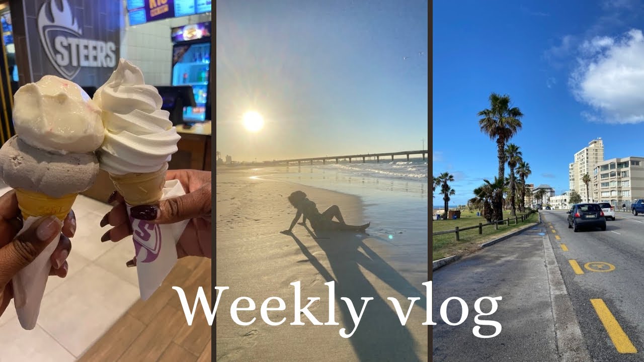 Weekly Vlog: Catching beach sunsets//coffee with a friend & more|South African YouTuber 