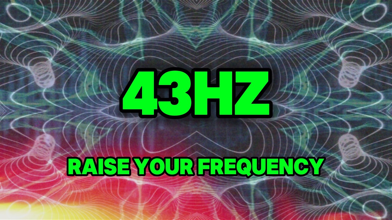 43Hz BINAURAL BEAT - RAISE YOUR FREQUENCY - VISUALIZATION - SCREENSAVER