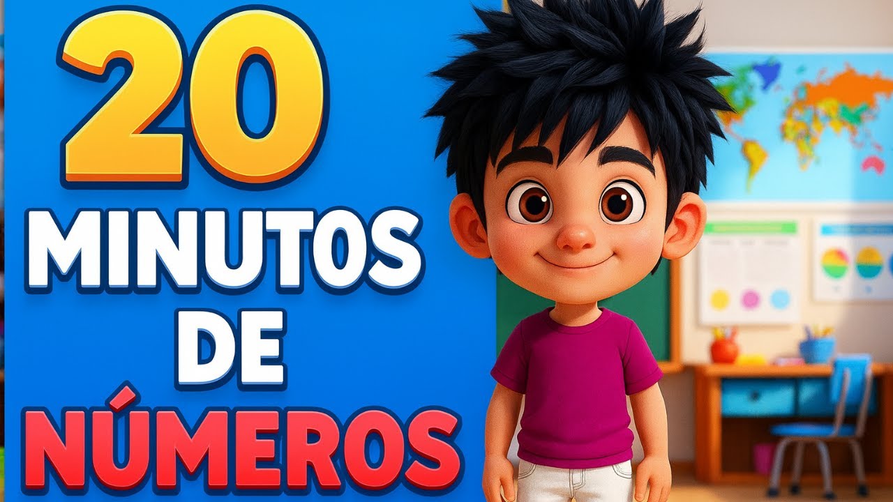 20 minutos de Números 🎶 0 ao 10 | Música Infantil ✨Números para Crianlas - Nico Kids