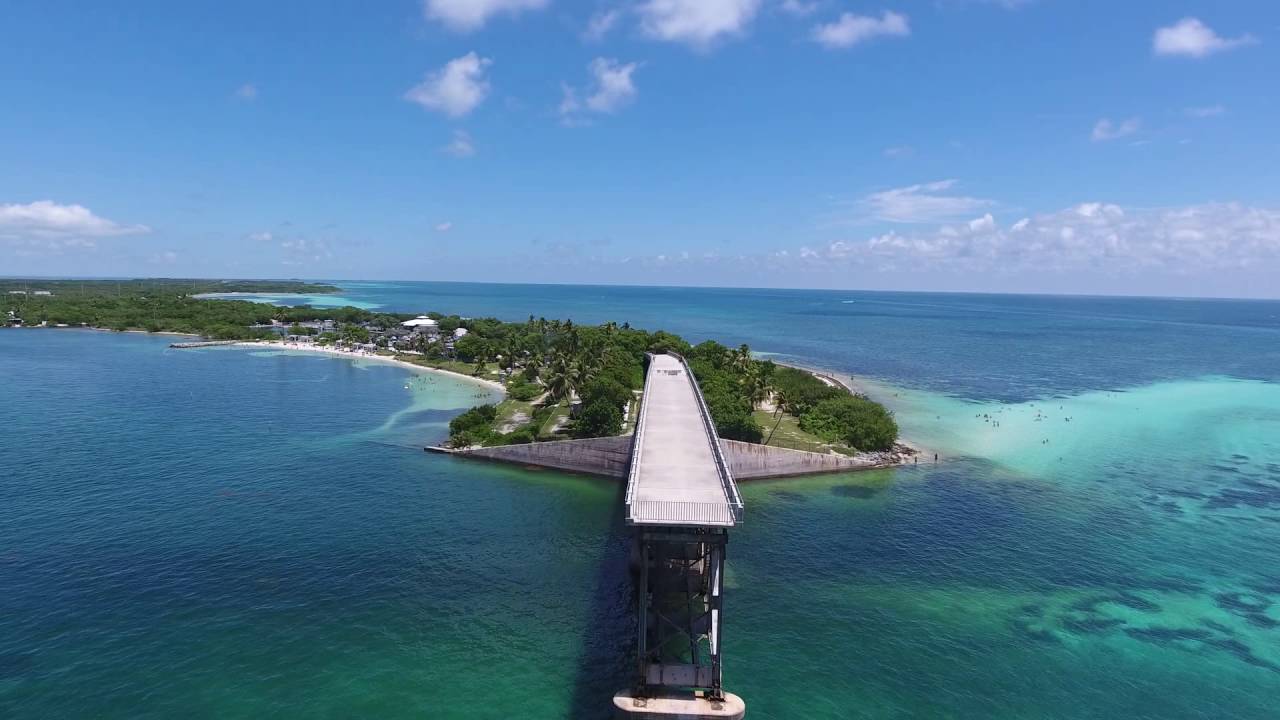 Old Abandoned Highway Bridge Florida Keys