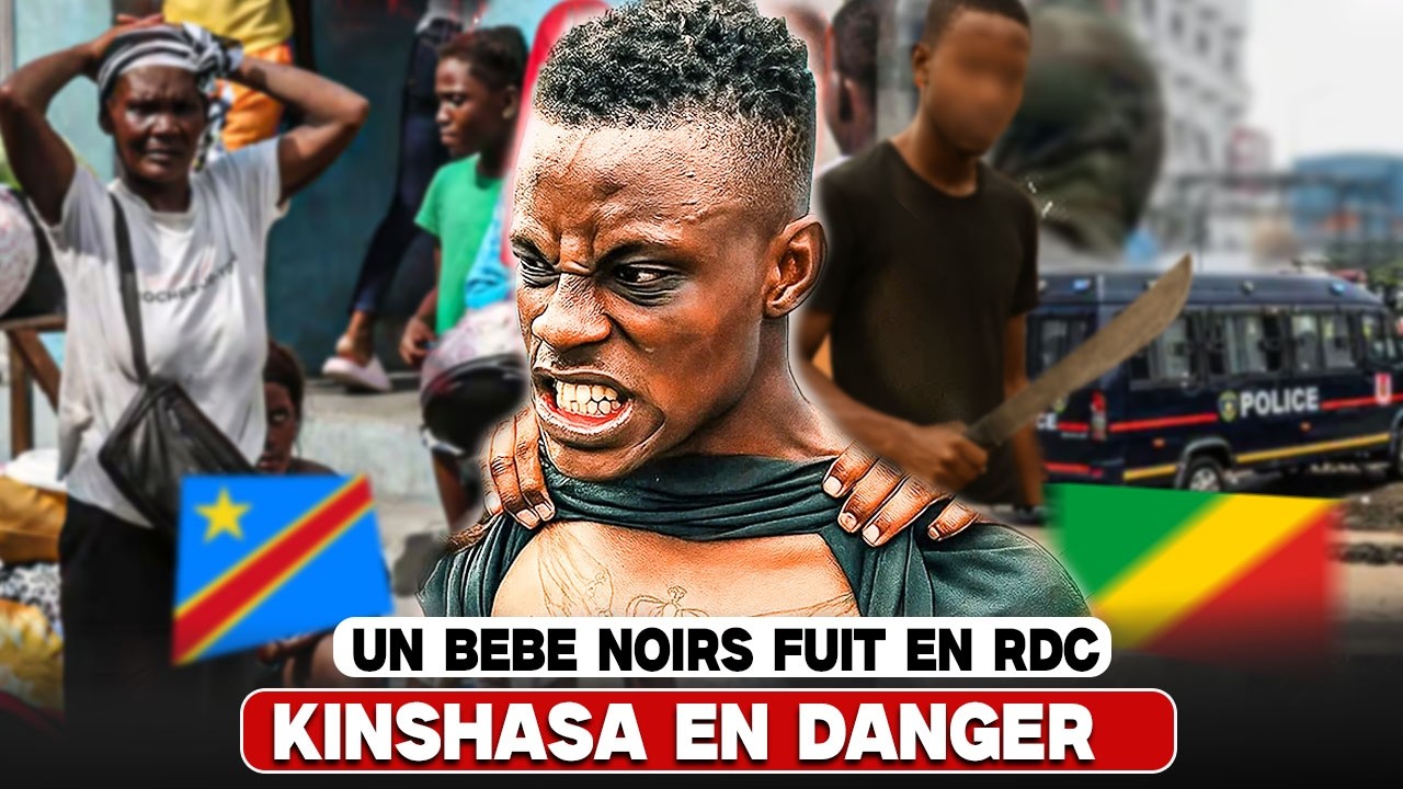KINSHASA EN DANGER : LES BÉBÉS NOIRS TRAVERSENT LE FLEUVE ! 🚨