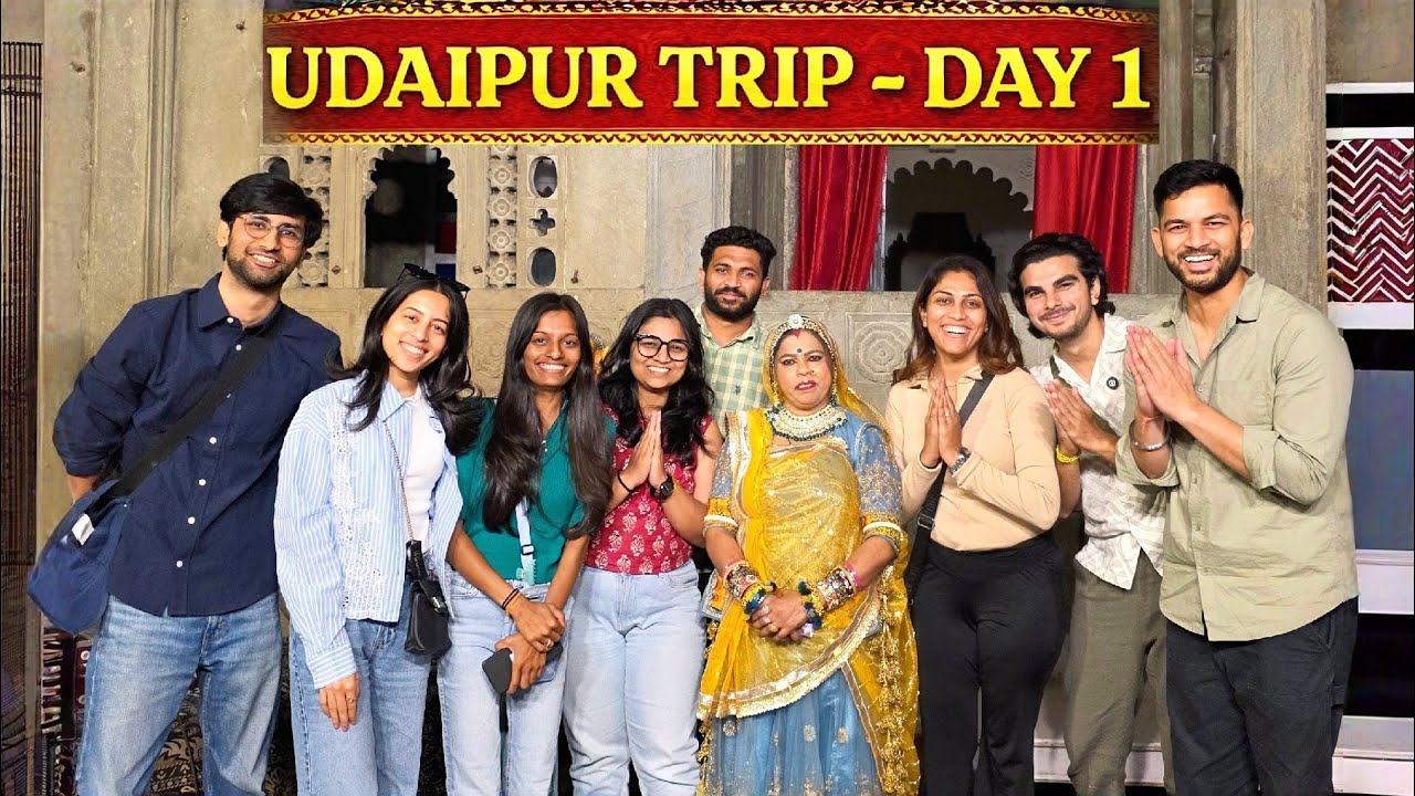 First Day in Udaipur | Gangaur Ghat, Bagore Ki Haveli & Street Food | Travel Vlog