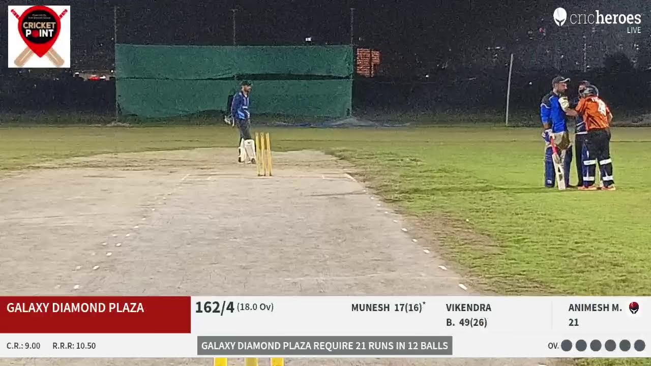 GALAXY TITANS vs Galaxy Diamond Plaza Live Cricket Match | Cricket point Practice Match Live - Cric