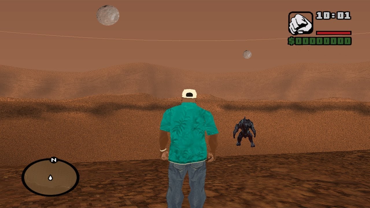 LLEGANDO AL PLANETA MARTE EN GTA SAN ANDREAS