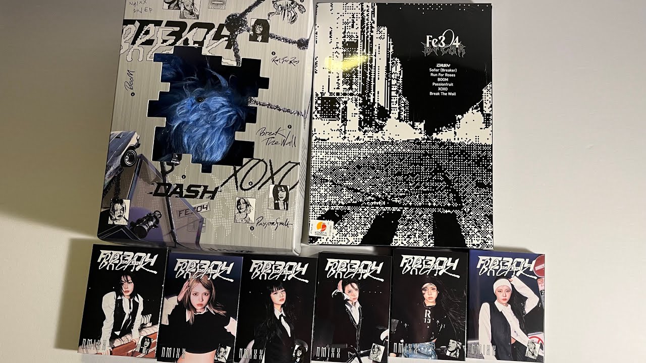 NMIXX FE3O4: Break all versions unboxing (Limited, Poster, Regular, & Nemo)