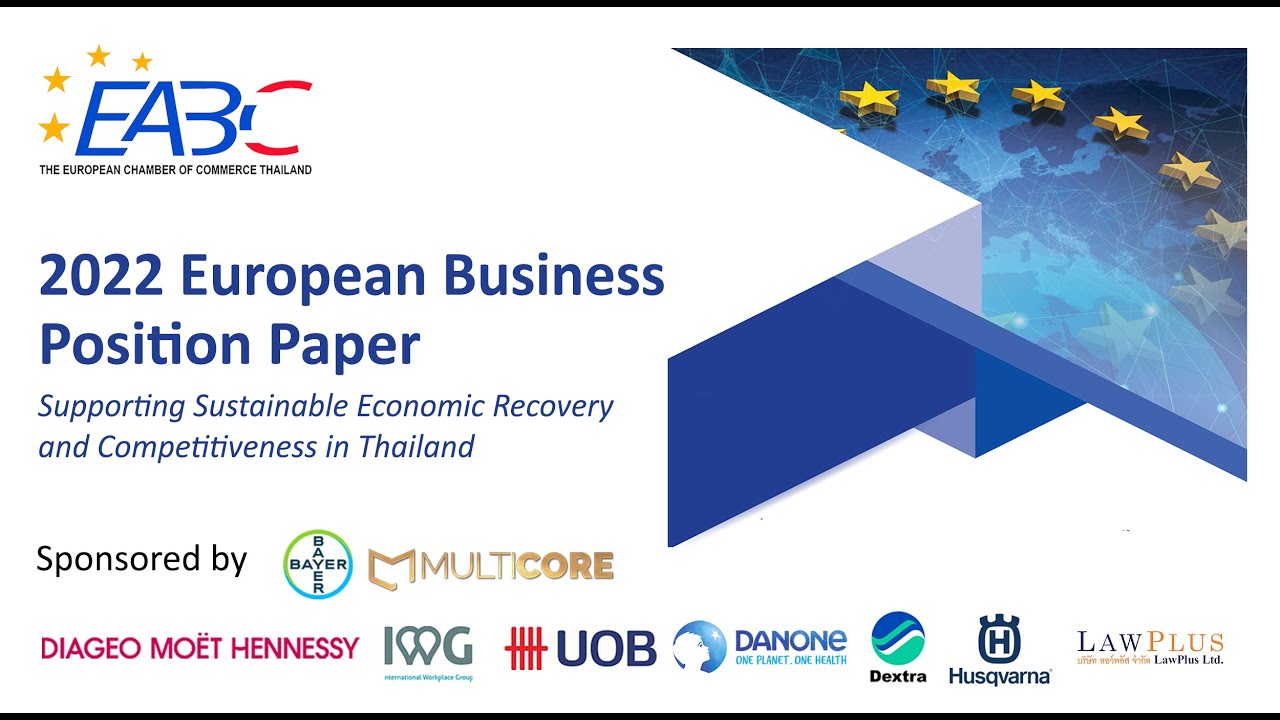 EABC 2022 EUROPEAN BUSINESS POSITION PAPER