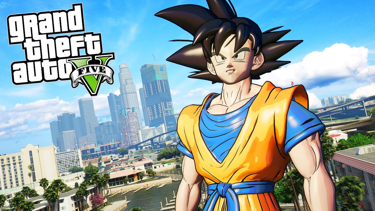 GOKU dans GTA 5 (Mod Dragon Ball Z)