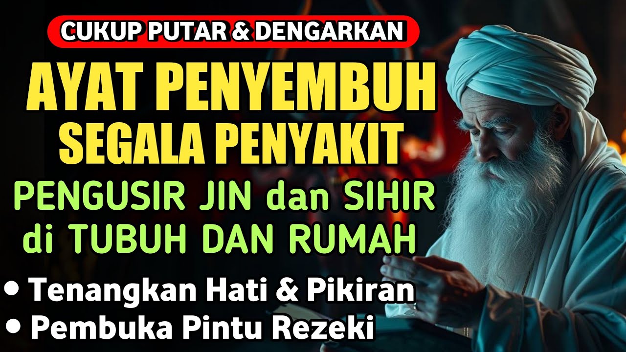 AYAT PENYEMBUH RUQYAH RUMAH PENGUSIR JIN, SETAN & SIHIR, PENENANG HATI DAN FIKIRAN | By Alaa Aqel