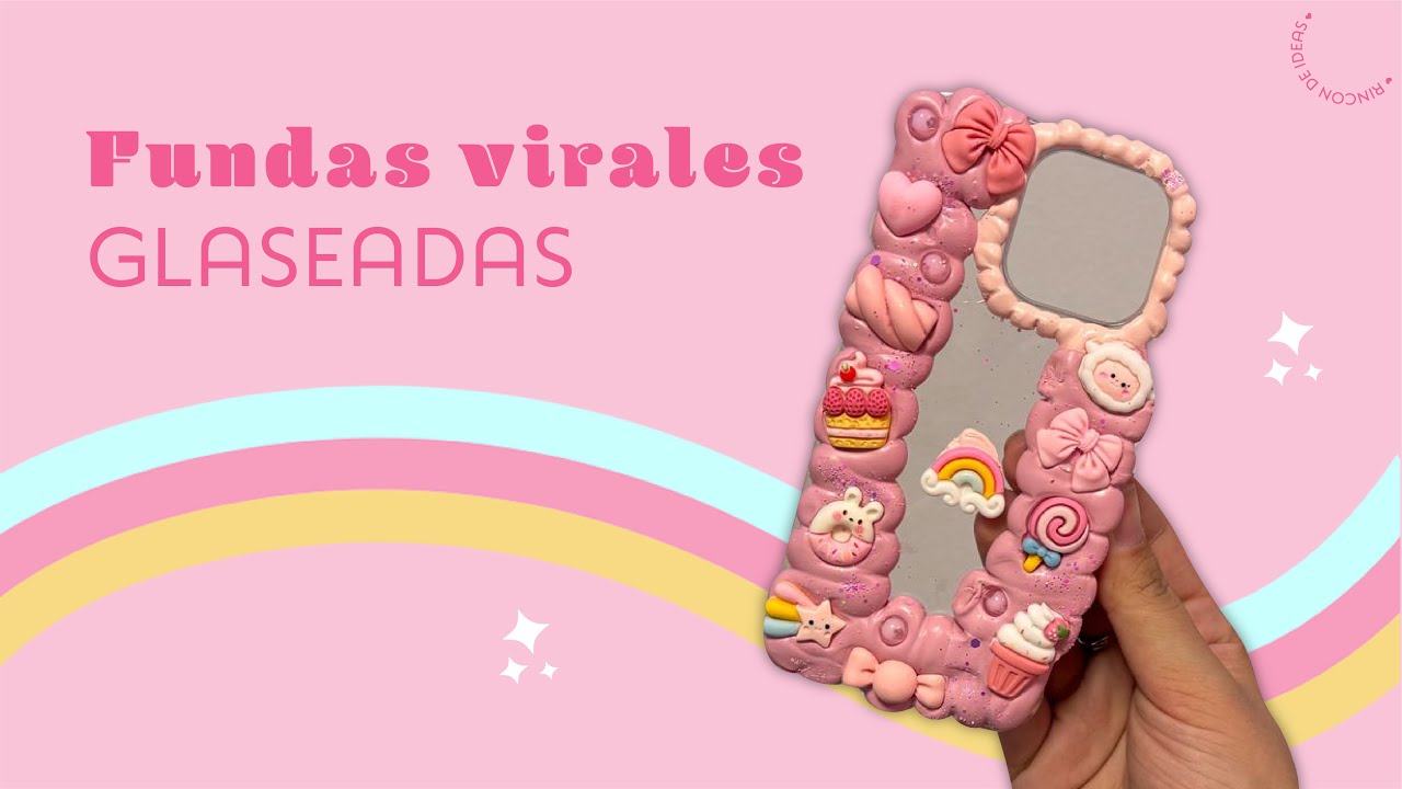 Fundas que parecen tortas 🎂 fundas virales para celular: Estilo glaseadas + charms ✨ decoden