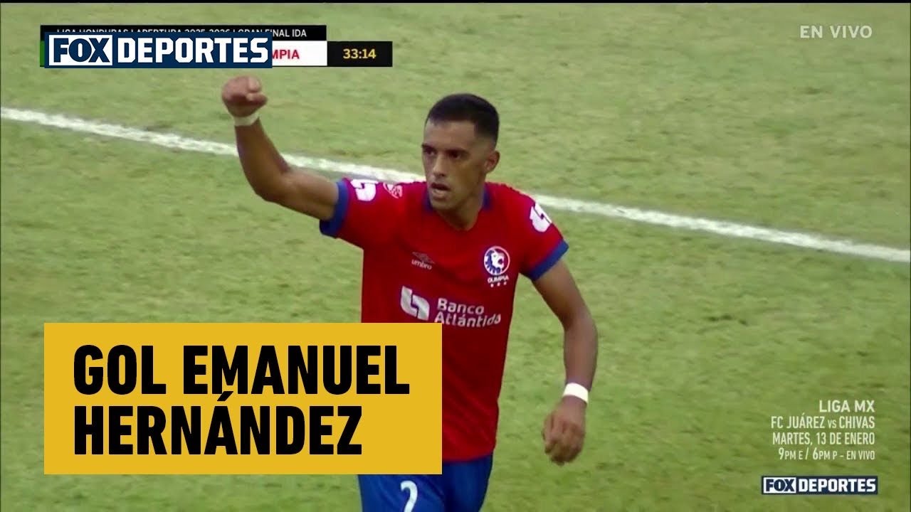 🔥 GOL Emanuel Hern&aacute;ndez | Marath&oacute;n 1-1 Olimpia | Final Ida | Apertura 2025 | Liga de Honduras