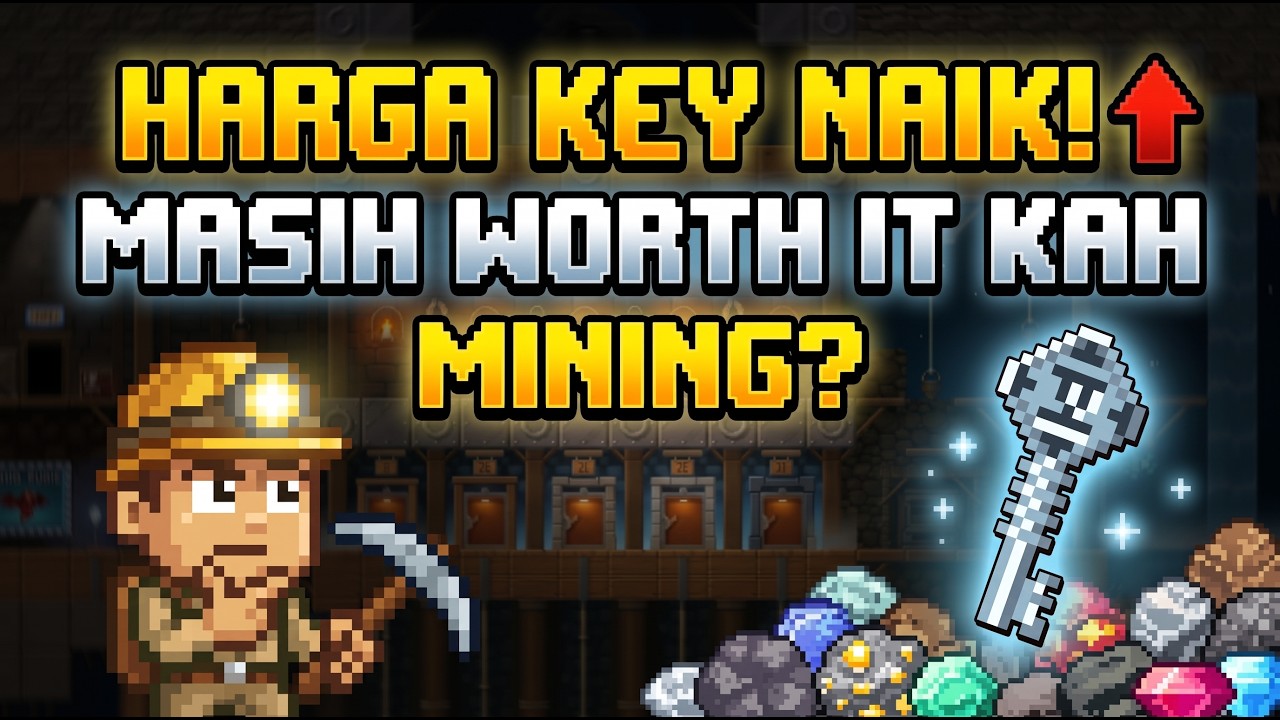 KEY PRICES ARE UP! IS MINING STILL WORTH IT? | Pixel Worlds Indonesia