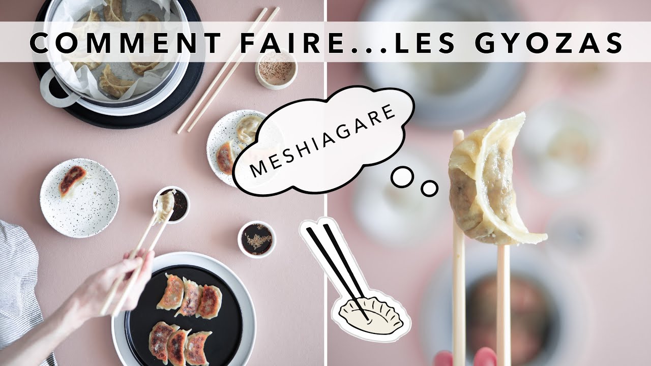 COMMENT FAIRE DES GYOZAS ? Deux recettes qui font voyager...