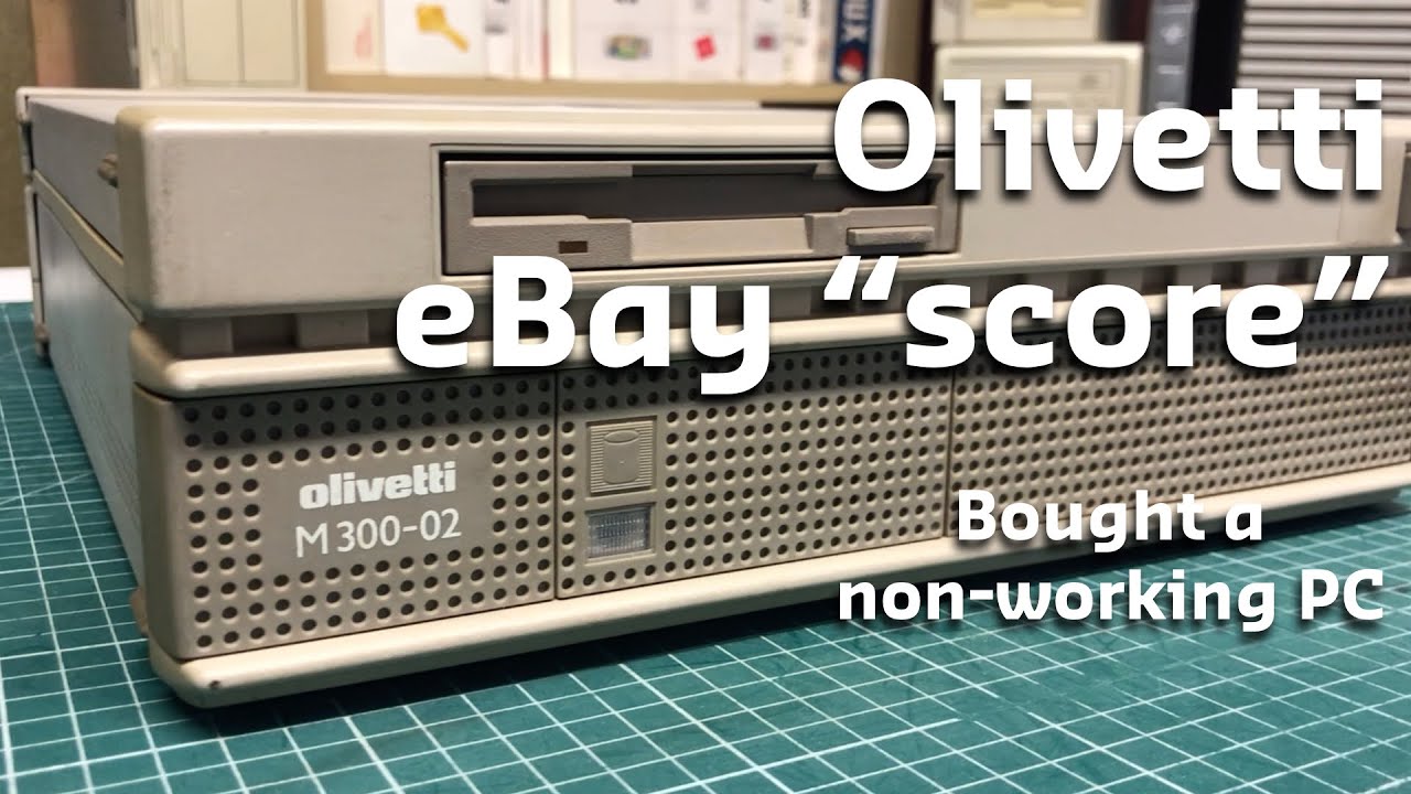 Olivetti M300-02 — находка на eBay: неисправный ПК (часть 1)