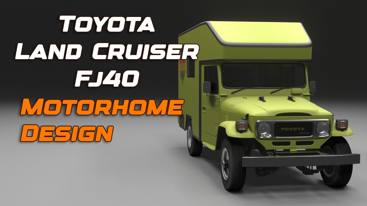 Toyota Hardtop Motorhome Design | Toyota Land Cruiser FJ40