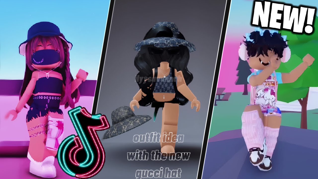 Roblox Tiktok Outfit Ideas Compilation 👙👒