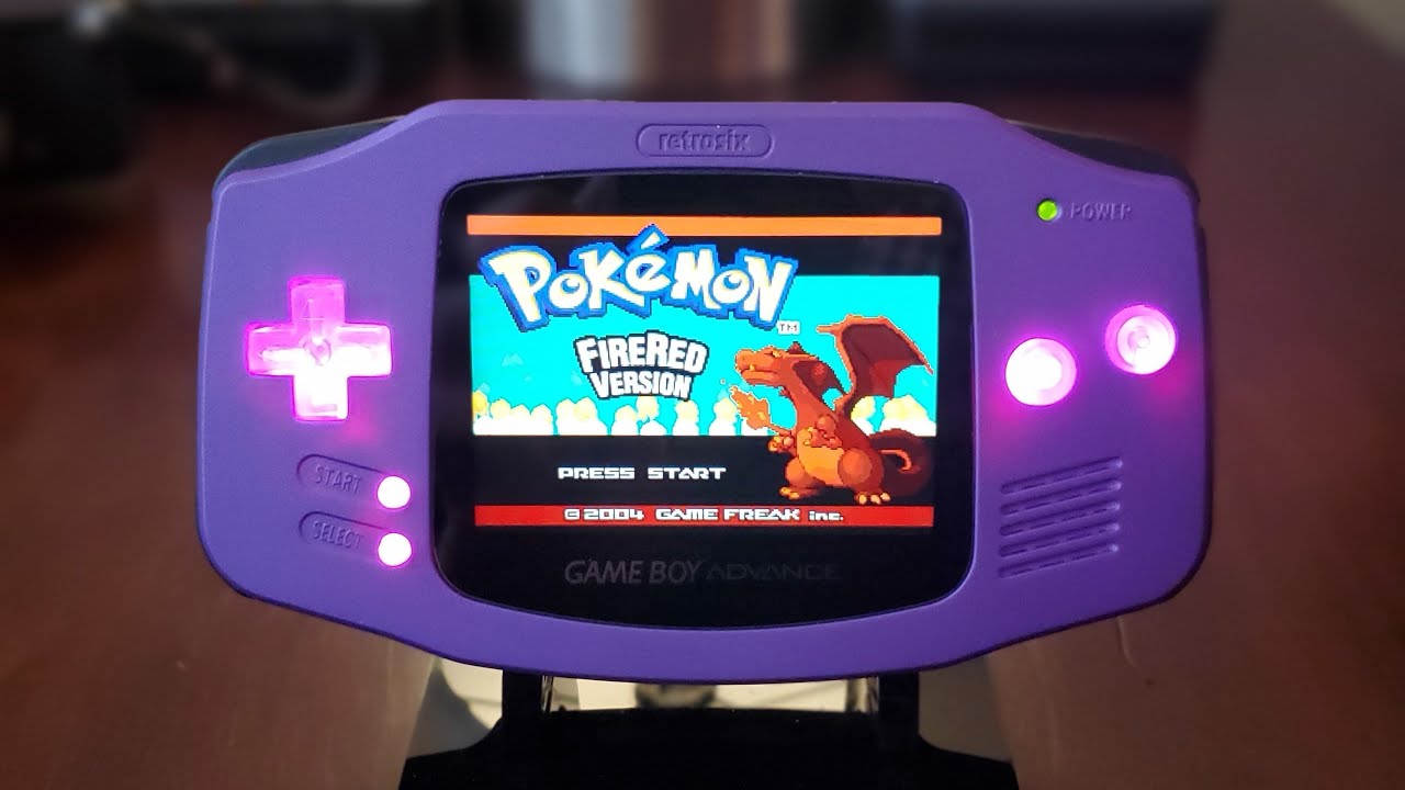 Gameboy Advance backlit buttons overview