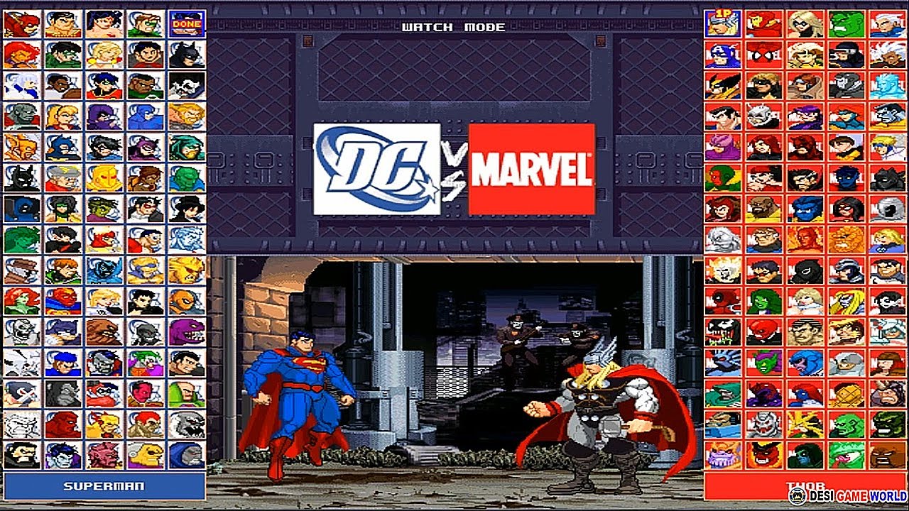DC VS MARVEL ( MUGEN ) 2021