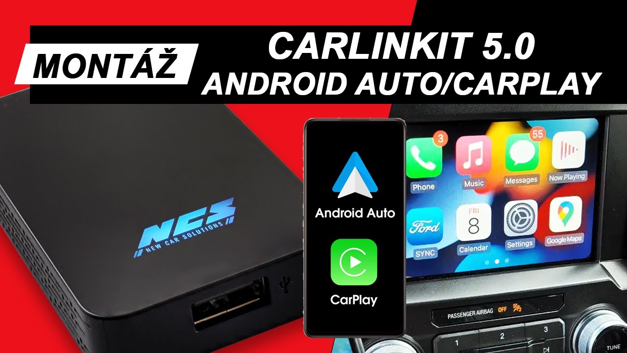 CARLINKIT 5.0 | Bezdrátové Android Auto/CarPlay, instalace, připojení, aktualizace.