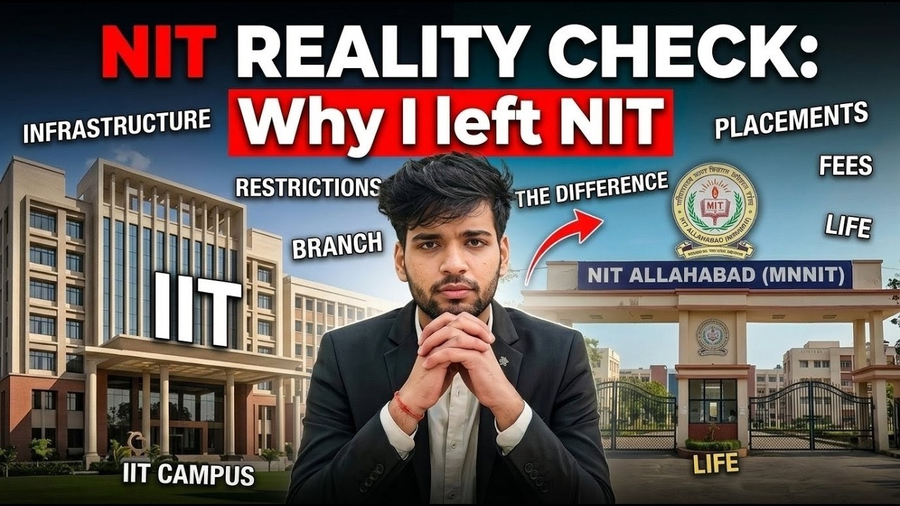 NIT reality check  | Why I left NIT !!? #college #nit #iit #advance #jee