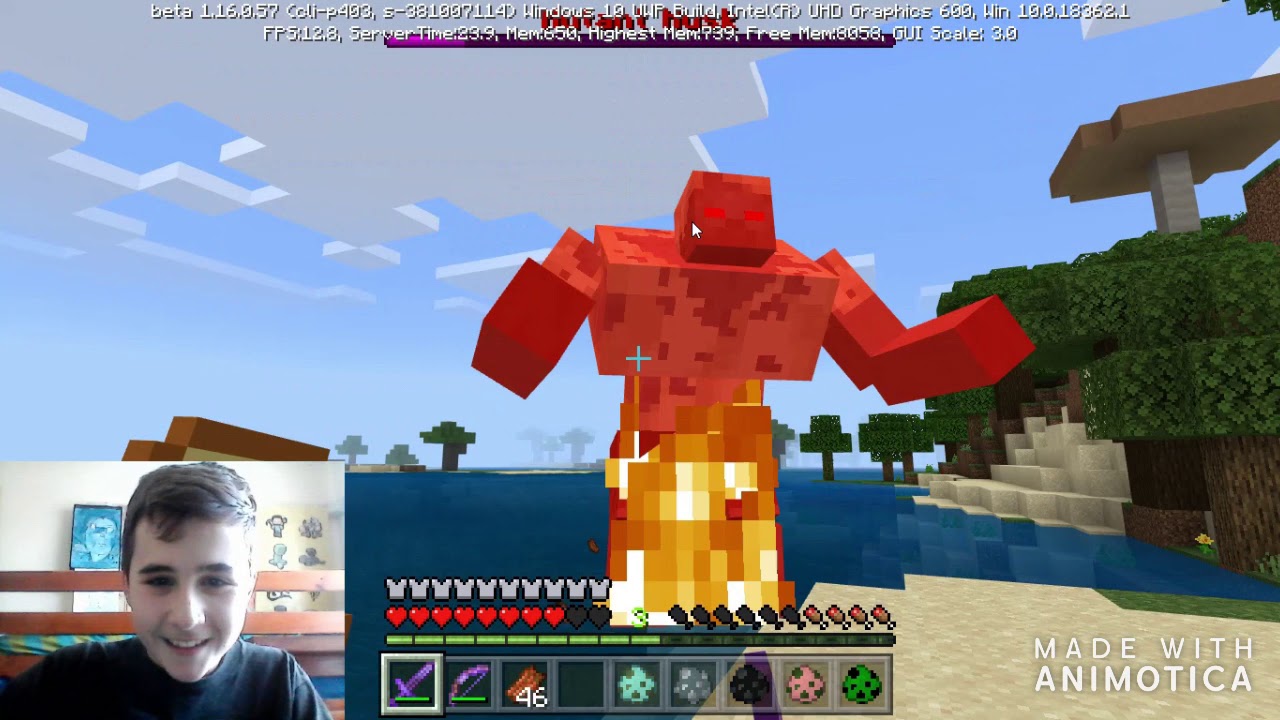 Minecraft mutant creatures mod but it might not be the same as the original Minecraft windows 10