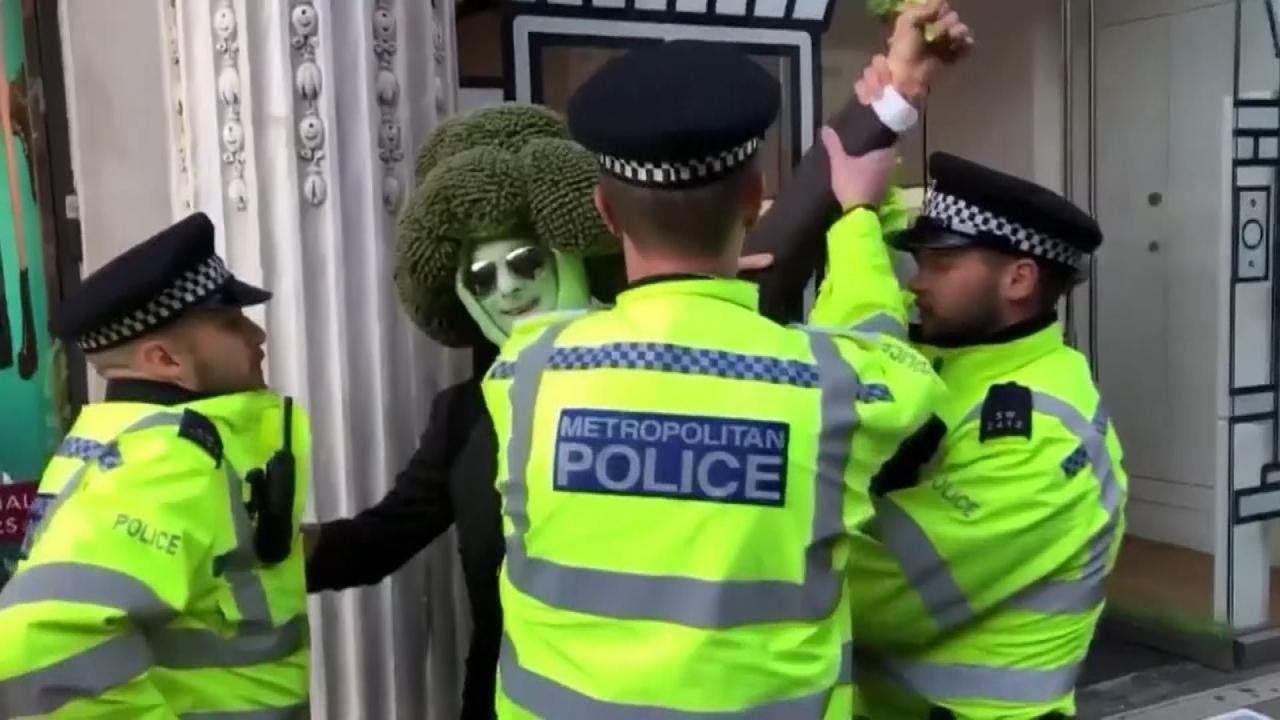 Protesting Broccoli Gets Busted