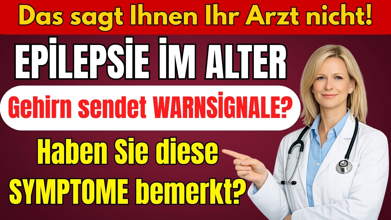 Epilepsie im Alter: Sendet Ihr Gehirn Warnsignale? Haben Sie diese Symptome bemerkt?