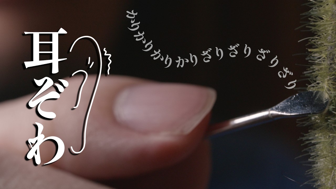 耳の感覚がバグる触感変化 ロールプレイ【ASMR】