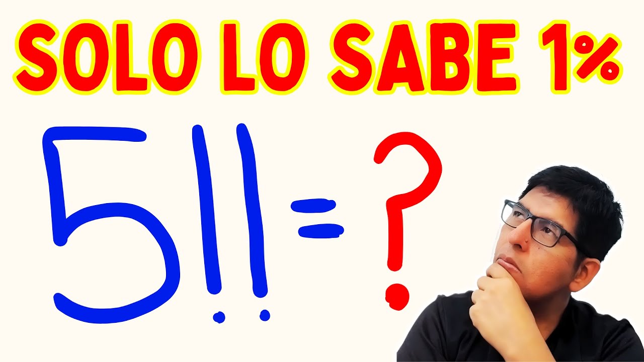 ¿Qué es el DOBLE FACTORIAL? El Truco que No Conocías