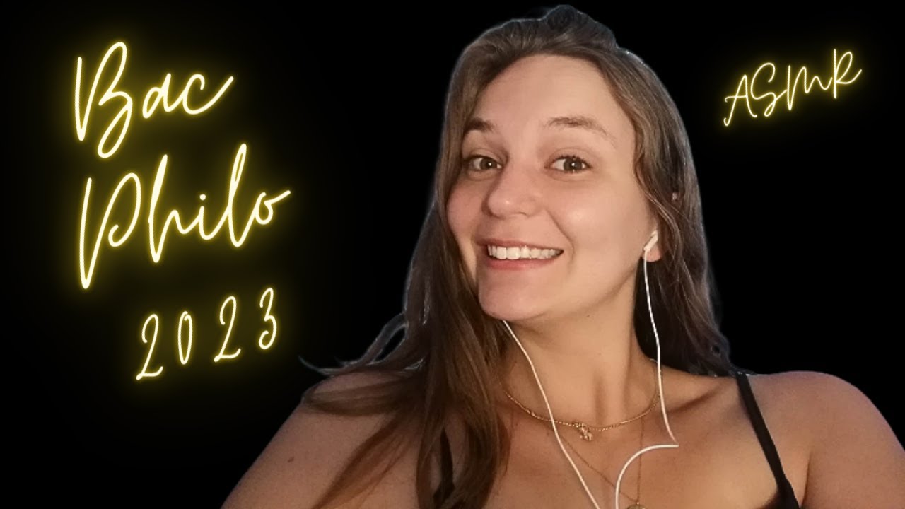 ASMR | Les sujets du bac philo 2023