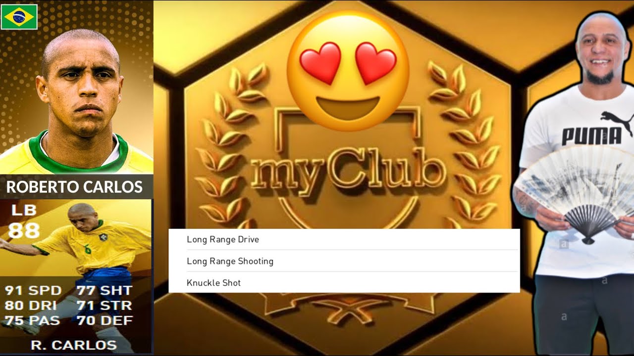 How To Get Roberto Carlos Legend Card From Legendary Pack Pes Mobile 2021 ( 100 % ) Working Trick ✅