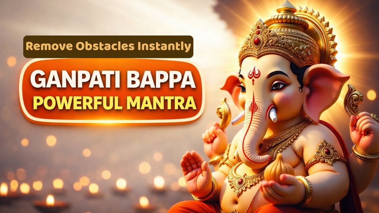 Ganesh Mantra for Success & Peace | ॐ गं गणपतये नमो नमः