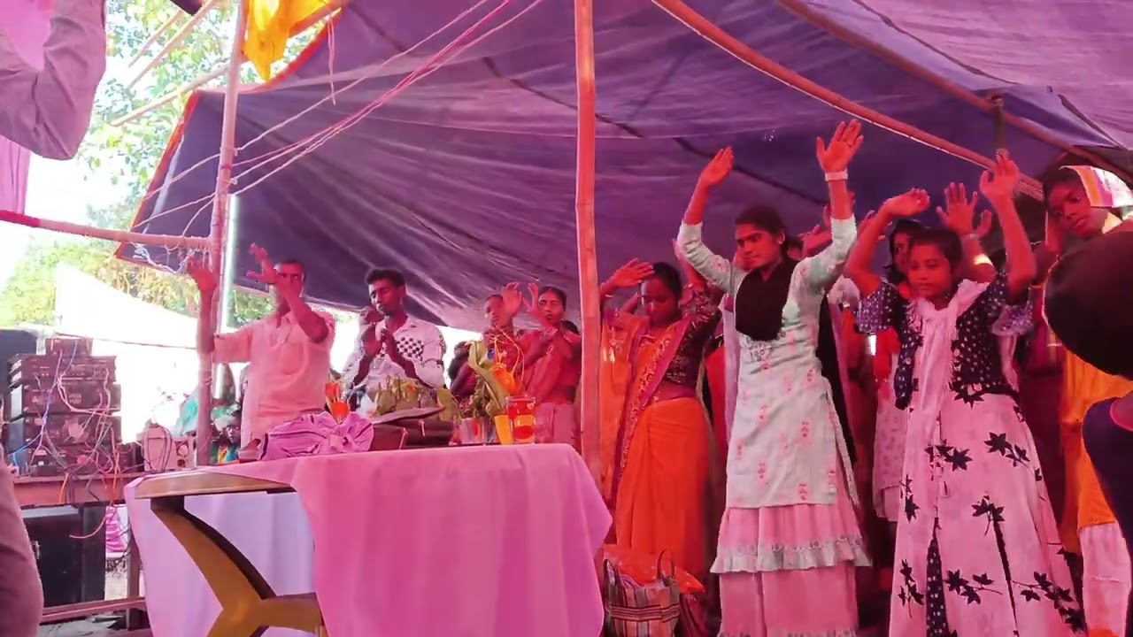 dular Prabhu jisu in'ak'jiwi do....... Jesus song Vijay baski program Baagmara