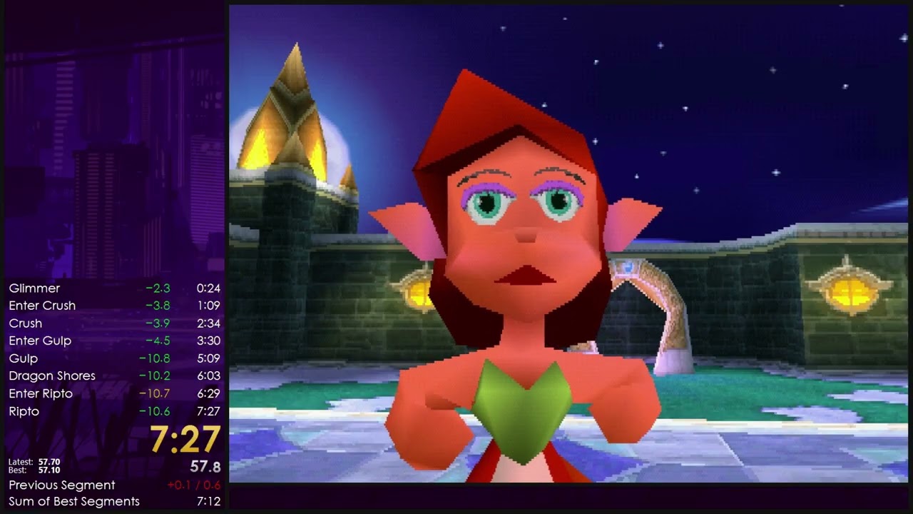 Spyro 2: Ripto's Rage! | Any% - 7:27【WR】