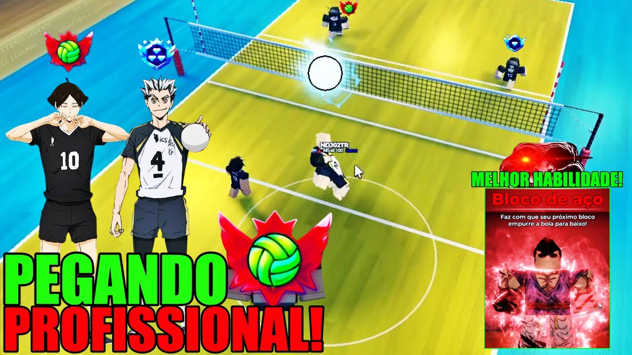 PEGANDO PROFISSIONAL PELA PRIMEIRA VEZ!! VOLLEYBALL LEGENS! RUMO AO TOP GLOBAL?! SANU + BOKUTO!