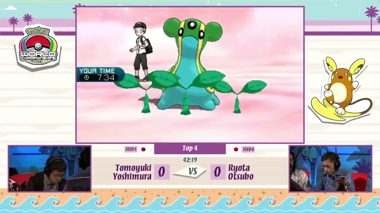 Pokemon World Championships 2017 VGC Top 4B   Tomoyuki Yoshimura vs Ryota Otsubo