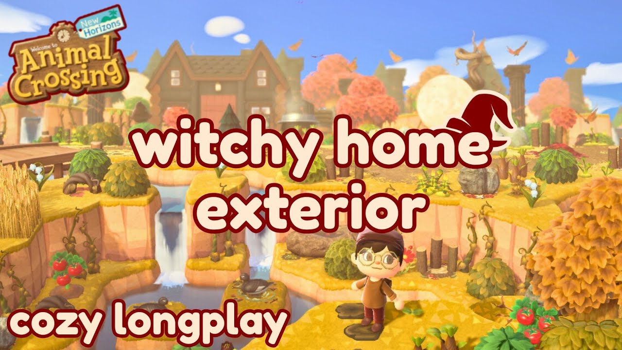 relaxing longplay | magical witchy home exterior | ravenwood | acnh