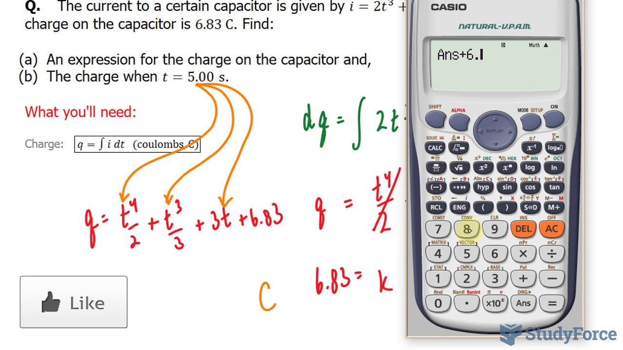 📚 How to solve electric circuits problems with integrals (Question 1)