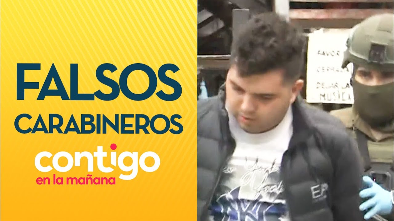 ROBARON 150 CELULARES: El allanamiento para desbaratar a falsos carabineros - Contigo en la Mañana