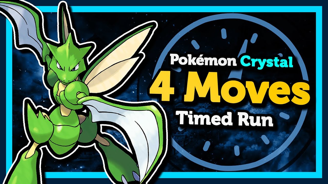 SCYTHER's 4 Move Challenge :: How fast can I beat Pokémon Crystal?