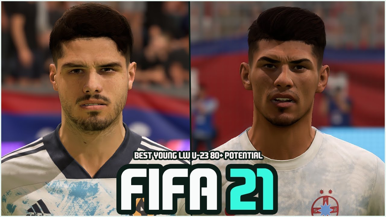 FIFA 21 | BEST YOUNG LW (U-23) 80+ POTENTIAL WITH REAL FACES