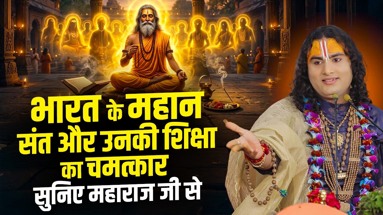 भारत के महान संत और उनकी शिक्षा का चमत्कार | सुनिए महाराज जी से | Aniruddhacharya Ji Maharaj