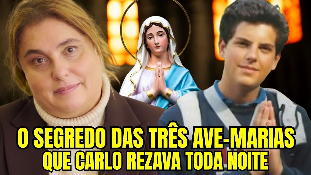 Meu filho Carlo nunca dormia sem rezar 3 Ave Marias… e isso não era por acaso