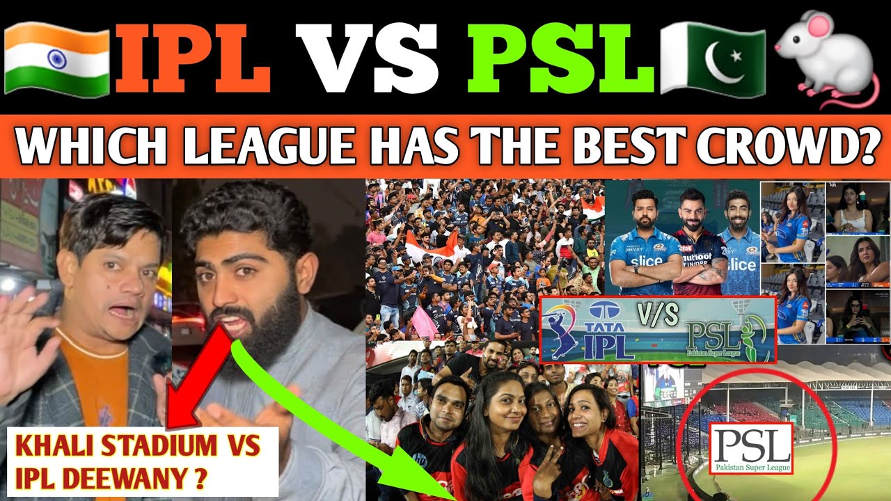 IPL VS PSL CROWD DIFFERENCE | WHY IPL HAS INSANE CROWD AND PSL STRUGGLE FOR FULL HOUSE | pak public
