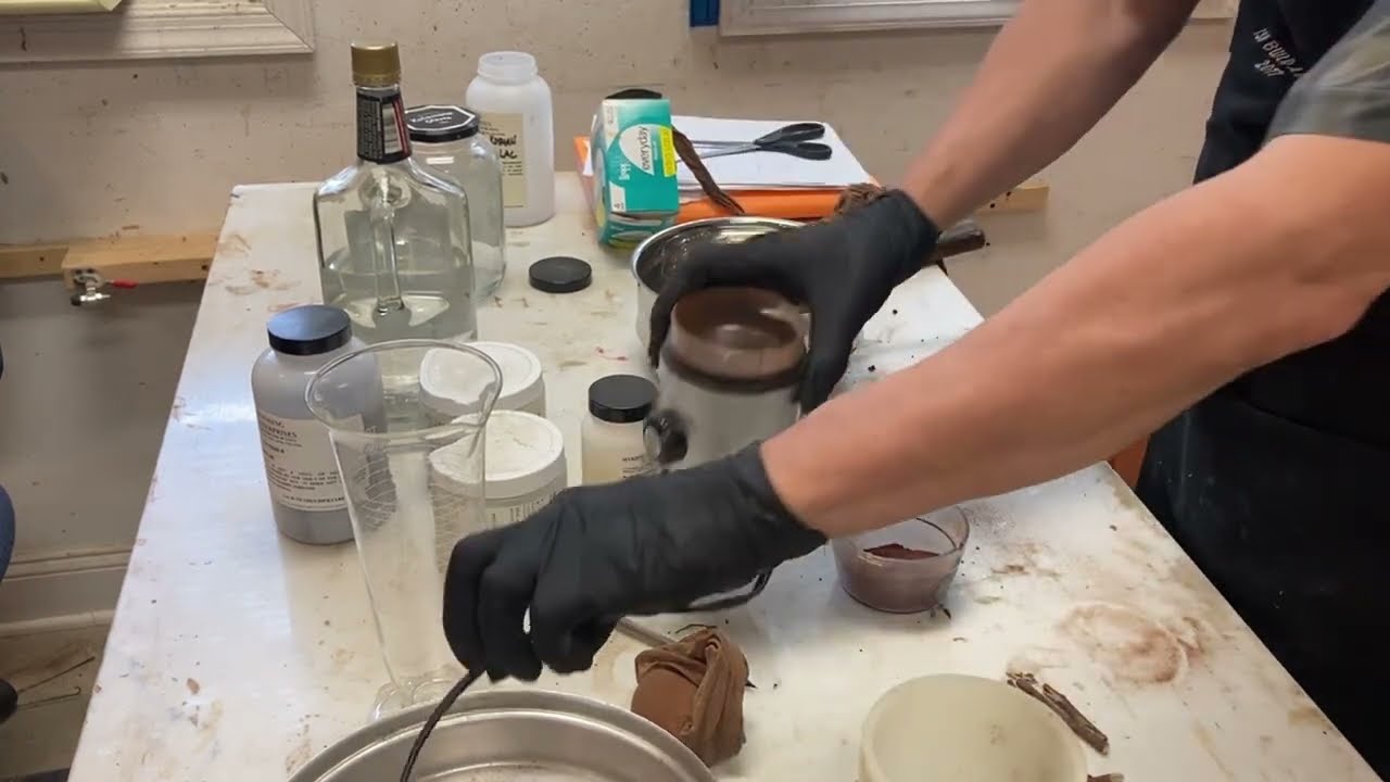 Making Raw Sticklac Varnish