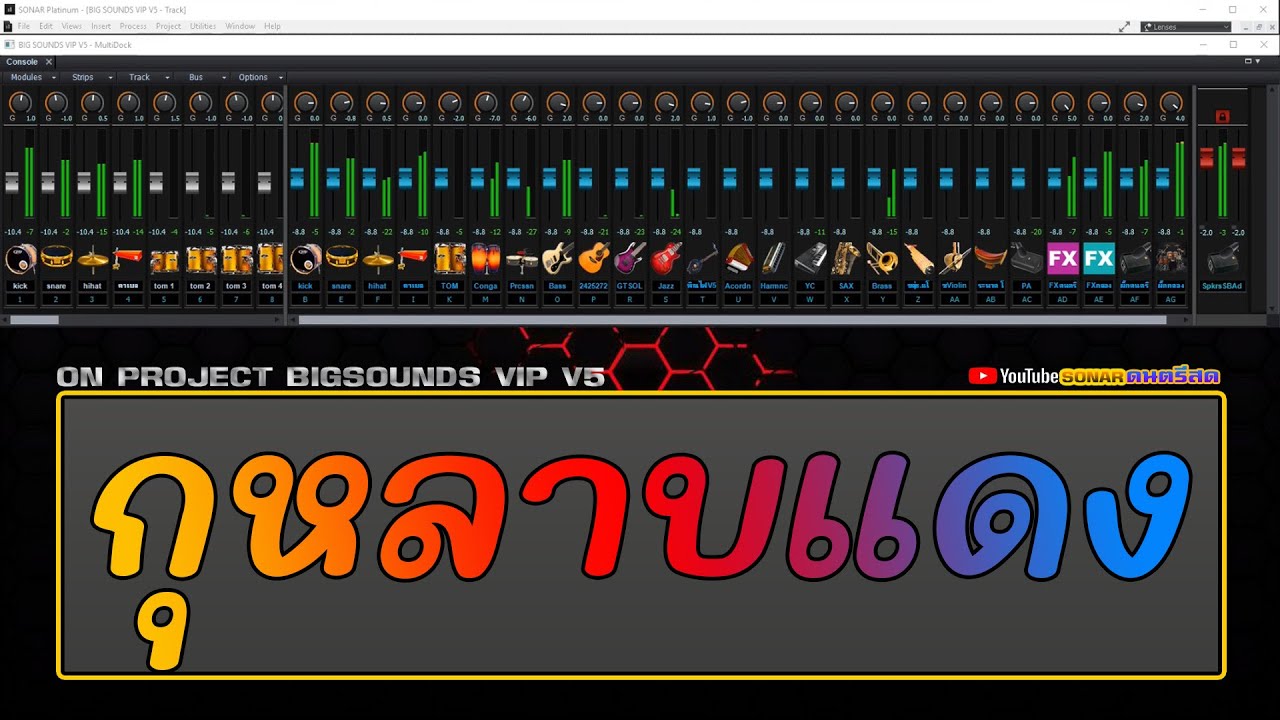 กุหลาบแดง V.แสดงสด [คาราโอเกะ] ซาวด์ sonar แสดงสด