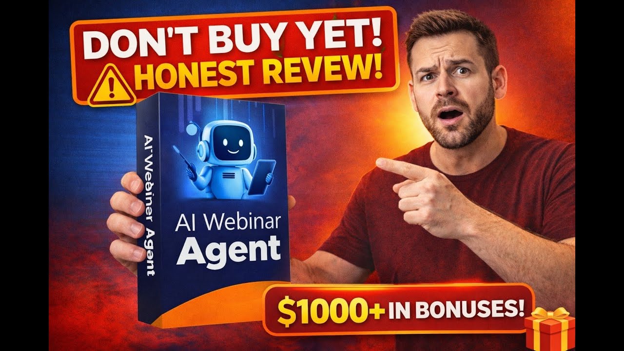 AI Webinar Agent Review ⚠️ Don&rsquo;t Buy Until You Watch This! (Demo + $1000+ Bonuses)