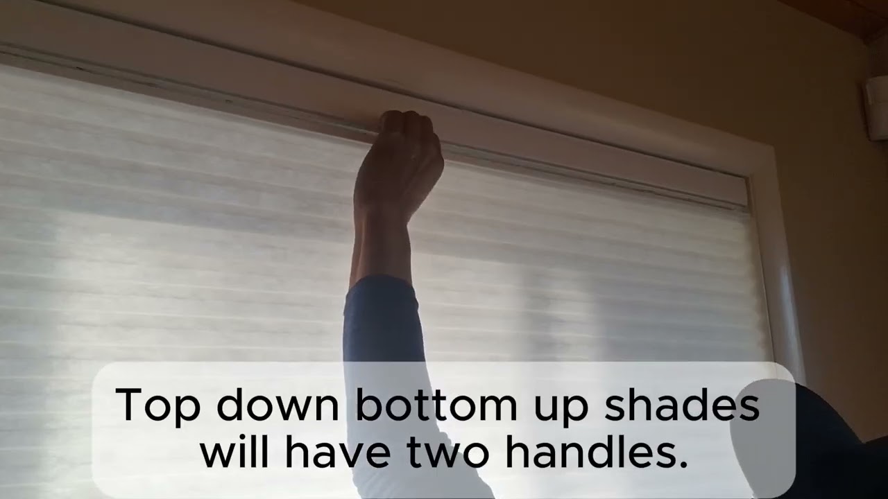 How To Install Top Down/Bottom Up Cellular Shade